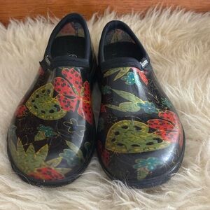 Sloggers Black Waterproof Outdoor Gardening Clogs